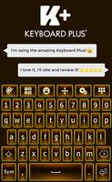 Brown Keyboard Theme পোস্টার