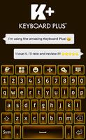 Brown Keyboard Theme poster