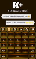 Brown Keyboard Theme imagem de tela 1