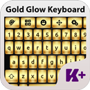 Gold Glow Keyboard Theme APK