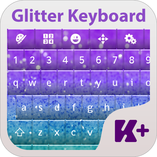 Glitter Keyboard Theme
