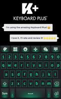 Green Color Keyboard Theme Affiche