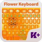 Flower Keyboard Theme أيقونة