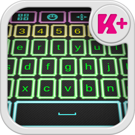Neon Lights Keyboard Theme