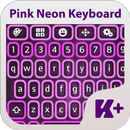 Pink Neon Keyboard Theme APK