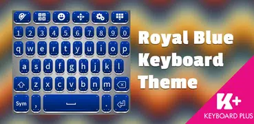Royal Blue Keyboard Tema