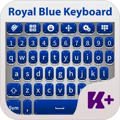 Скачать Royal Blue Keyboard Theme APK