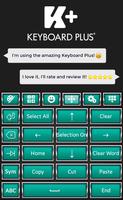 برنامه‌نما Teal Keyboard Theme عکس از صفحه