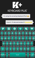 Teal Keyboard Theme poster