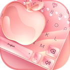 Pink Apple Keyboard icône