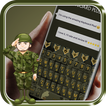 Green Army Camouflage Keyboard