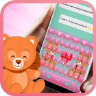 Cute Teddy 🐻  Bear Keyboard icône