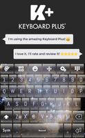 Starry Sky Keyboard Affiche