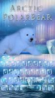 Tema Keyboard beruang kutub Polar bear screenshot 3