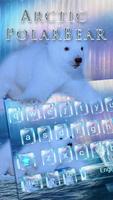 Tema Keyboard beruang kutub Polar bear screenshot 2