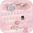 Bijoux roses clavier thème APK