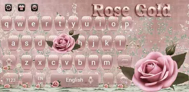 Rosa ouro tema para teclado Pink rosa