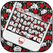 RED ROSE SKULL Live Wallpaper Theme