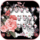 Rose skull Keyboard theme APK
