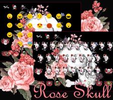 Rose crane clavier thème capture d'écran 1