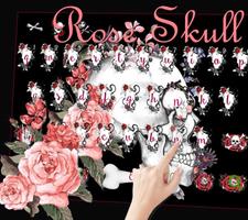 Rose skull Keyboard theme screenshot 2