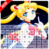 keyboard for sailor moon HD wallpapers icône