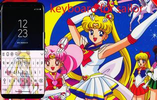 keyboard for sailor moon HD wallpapers 海報