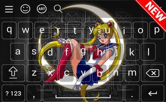keyboard for sailor moon HD wallpapers Ekran Görüntüsü 2