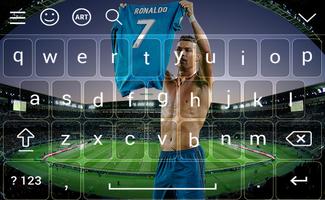keyboard for CR7 Cristiano Ronaldo 2018 poster