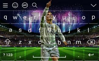 keyboard for CR7 Cristiano Ronaldo 2018 screenshot 1