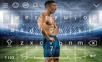 keyboard for CR7 Cristiano Ronaldo 2018 screenshot 2