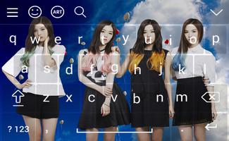 Red Velvet Kpop keyboard (Yeri Wendy Joy Irene..) تصوير الشاشة 1