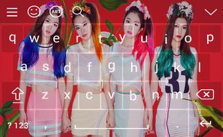 Red Velvet Kpop keyboard (Yeri Wendy Joy Irene..) تصوير الشاشة 2