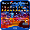 Neon Flame Emoji Keyboard APK