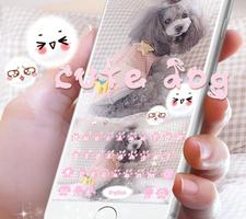 پوستر Cute Dog Keyboard Theme