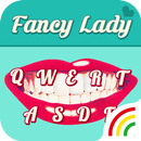 Fancy Lady Kiss Keyboard Theme APK