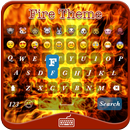 Fire Emoji Keyboard Theme APK