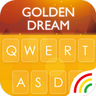 Gold RainbowKeyboard Theme icono