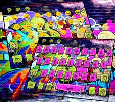 Hiphop graffiti Klavye teması Ekran Görüntüsü 1