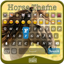 Horse Emoji Keyboard Theme APK