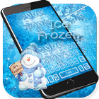 Ice Frozen Keyboard theme ikon