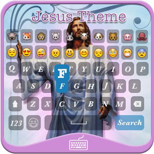 Jesus Emoji Keyboard Theme