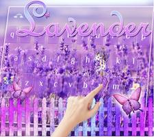 Lilac Lavender Keyboard theme syot layar 2