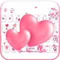 ROSE PINK LOVE HEART Live Wallpaper Theme