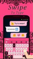 Pinklace Keyboard Theme 스크린샷 3