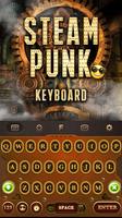 Steampunk Keyboard Theme Plakat