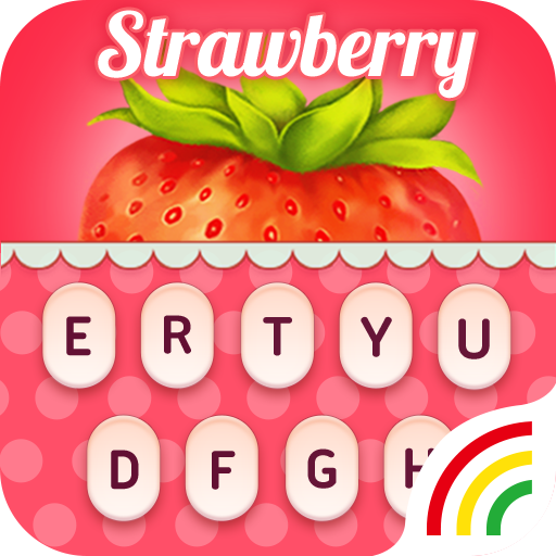 Fruit Keyboard Theme - Strawbe