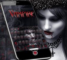 Vampire nuit clavier thème Affiche