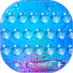 Chuva agua teclado tema