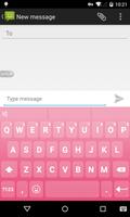 Emoji Keyboard - Macaron Pink Plakat